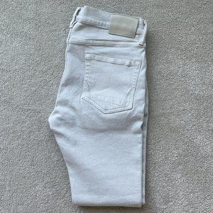 AllSaints | Cigarette skinny jeans in cream NWOT